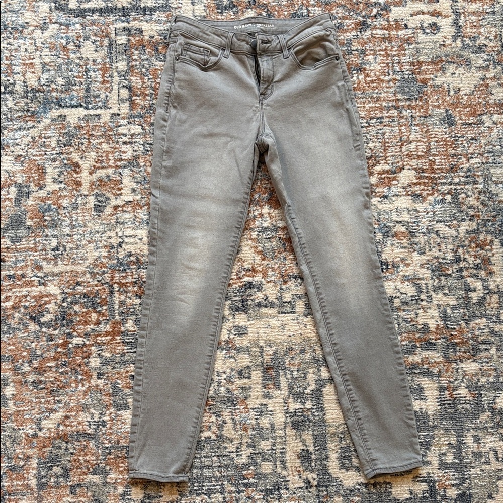Old Navy Women's Charcoal Skinny Jeans